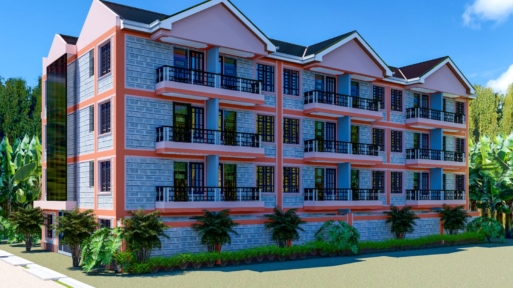 Four floor apartment design