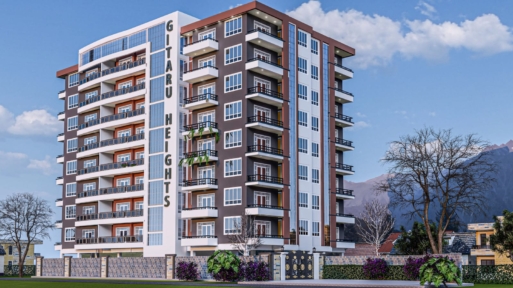 apartment design, 8 storeyd with underground parking Gitaru Heights2