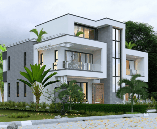 flat roof house design