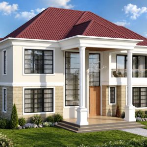 Proposed 5 bedroom house in kikuyu on sloping land