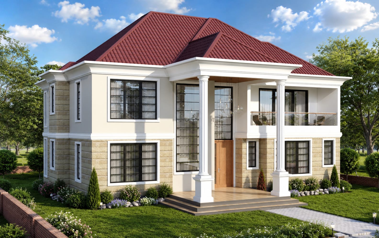 Proposed 5 bedroom house in kikuyu on sloping land
