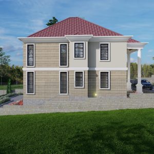 Proposed 5 bedroom house with dsq