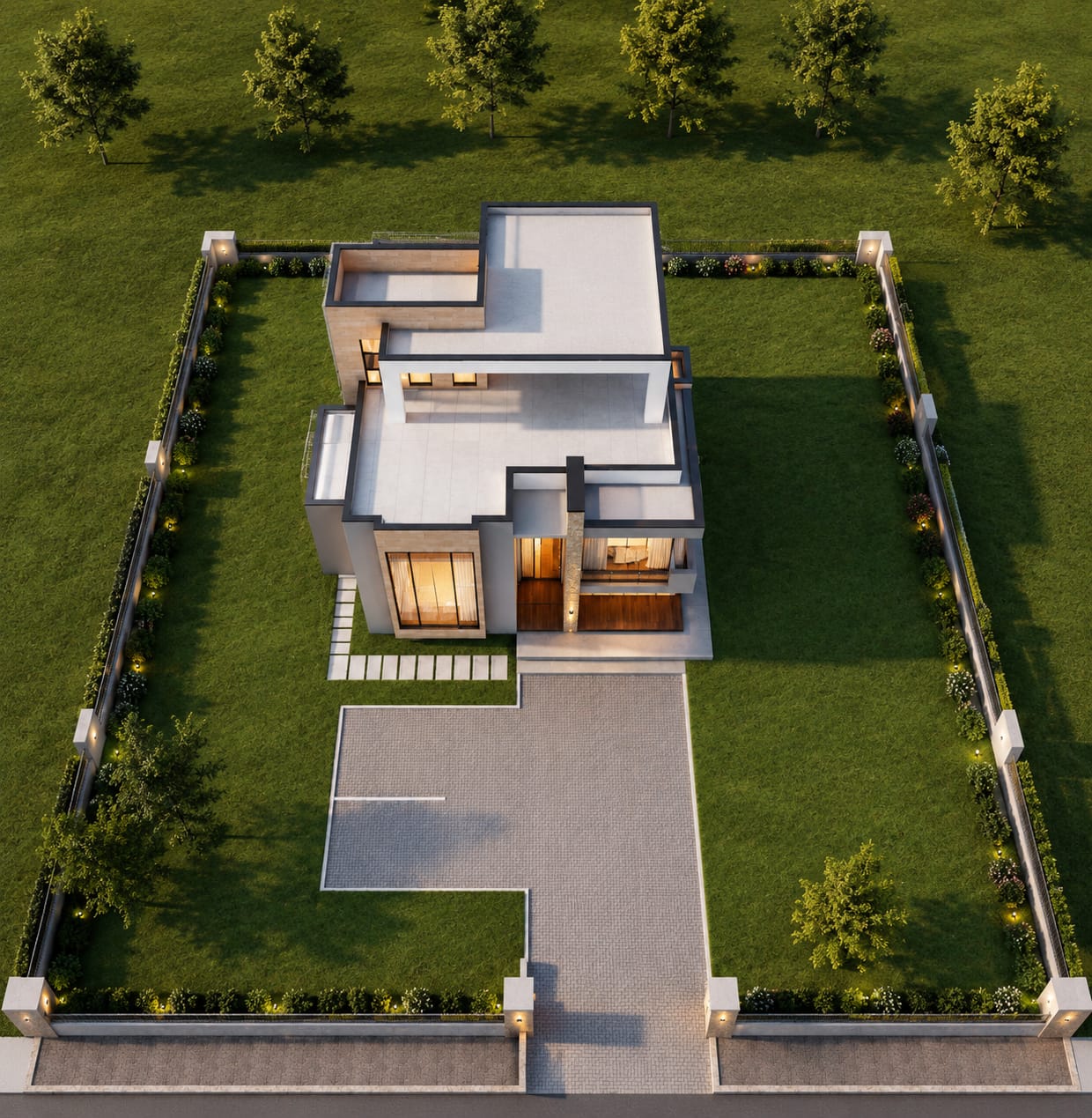 Four bedroom house plans first floor layout Nakuru design